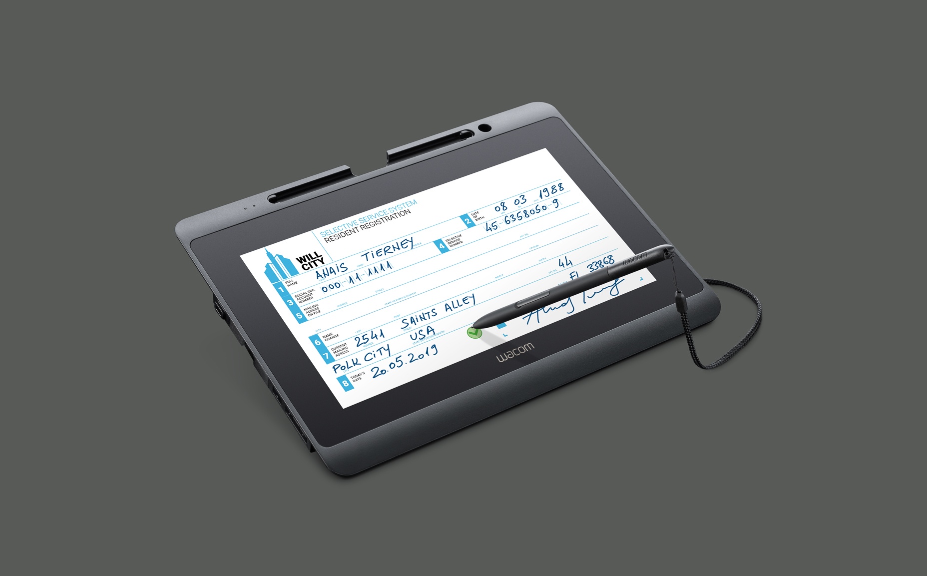Wacom (DTH-1152 )Intractive Pen Display Tablet - Image 5