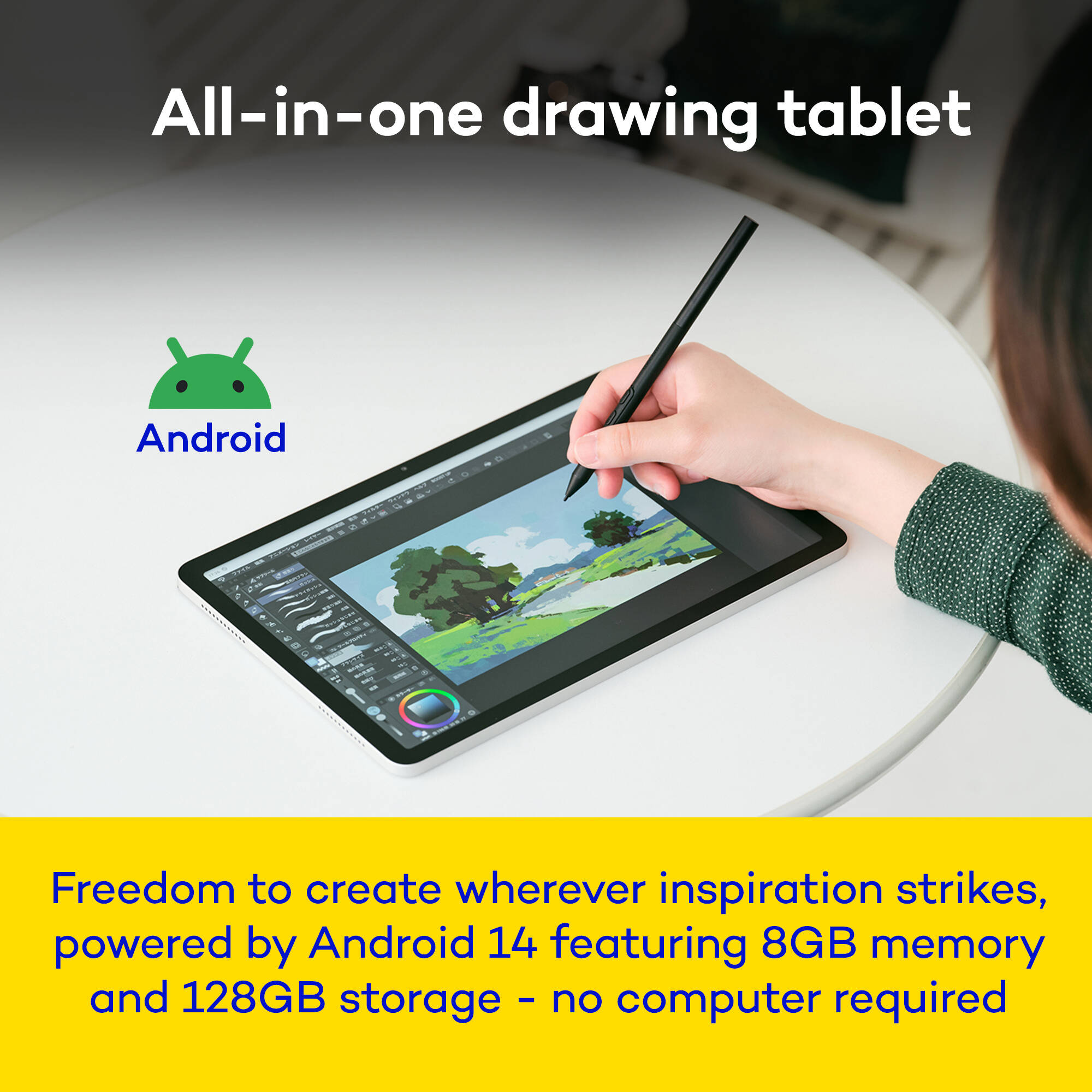 Wacom 11.5" MovinkPad All-in-One Mobile Drawing Tablet - Image 7